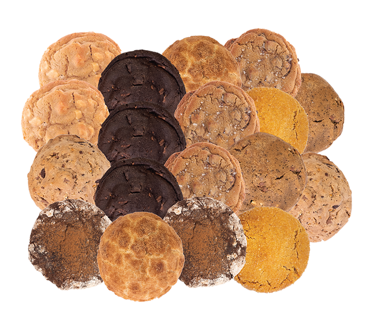 Build your own box of 18 cookies + 3 extra