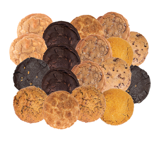 18 giant cookies + 4 extra